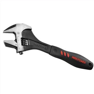 Clé à molette multi-fonctions à ouverture large avec fonction marteau