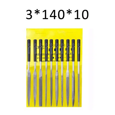 Limes assorties, petit couteau à volants de polissage de menuiserie, lime en acier, manche en plastique, ensemble de limes, fabricant d'usine chinois plat et rond Maxpower LIYU