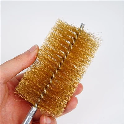 Brosse métallique tubulaire en laiton, diamètre 20mm/M12-MP47699